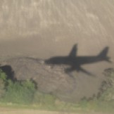 Jet shadow approaching Tunisia - 2011